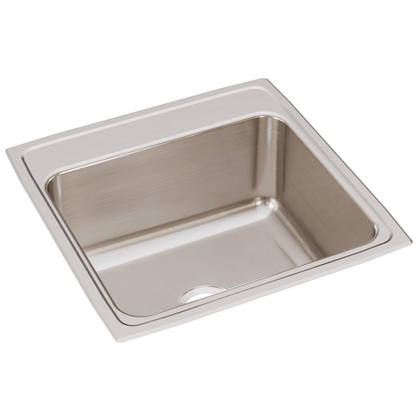 18 Gauge Stainless Steel 22 X 22 X 10.125 Single Bowl Drop-In Kitchen Sink